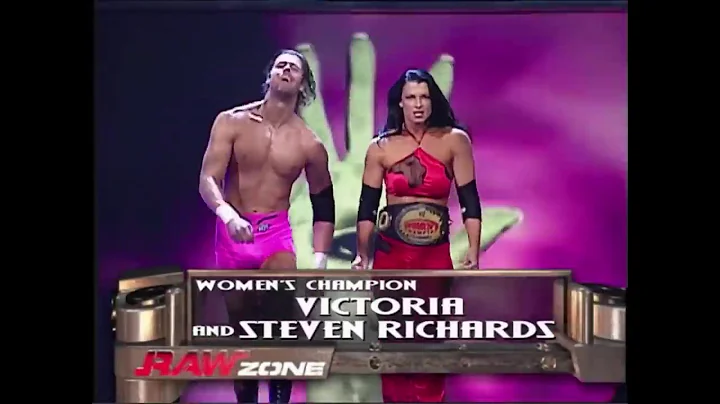 WWE RAW 03.17.2003 - Victoria and Steven Richards ...