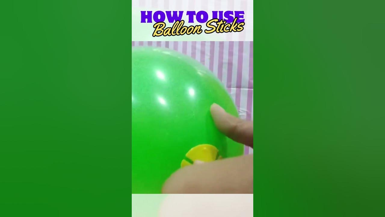 How to Use Balloon Sticks #shorts 