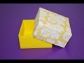 How To Make Your Own Paper Box - EASY!