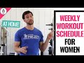 Home workout plan for weight loss and toning