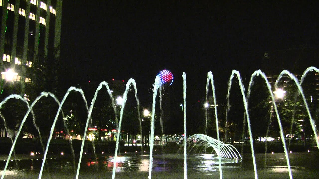 Water Garden At Park In Downtown Dallas Texas YouTube