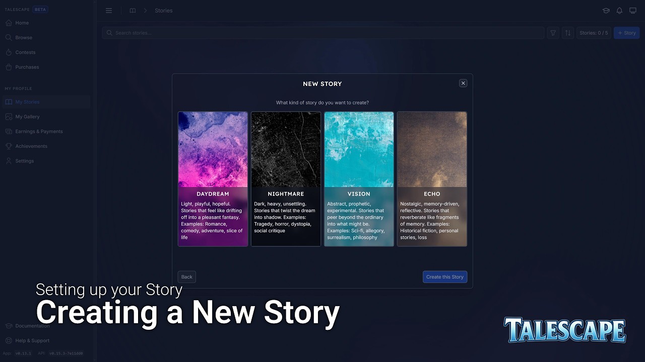 2.1 Setting up your Story: Creating a New Story in Talescape - YouTube