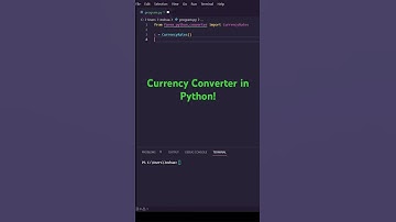 Create Simple Currency Exchanger in Python! #shorts #python #programming #currency #forex