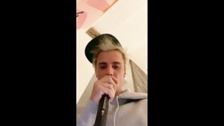 Justin Bieber Instagram Live | Sings Yummy and more !