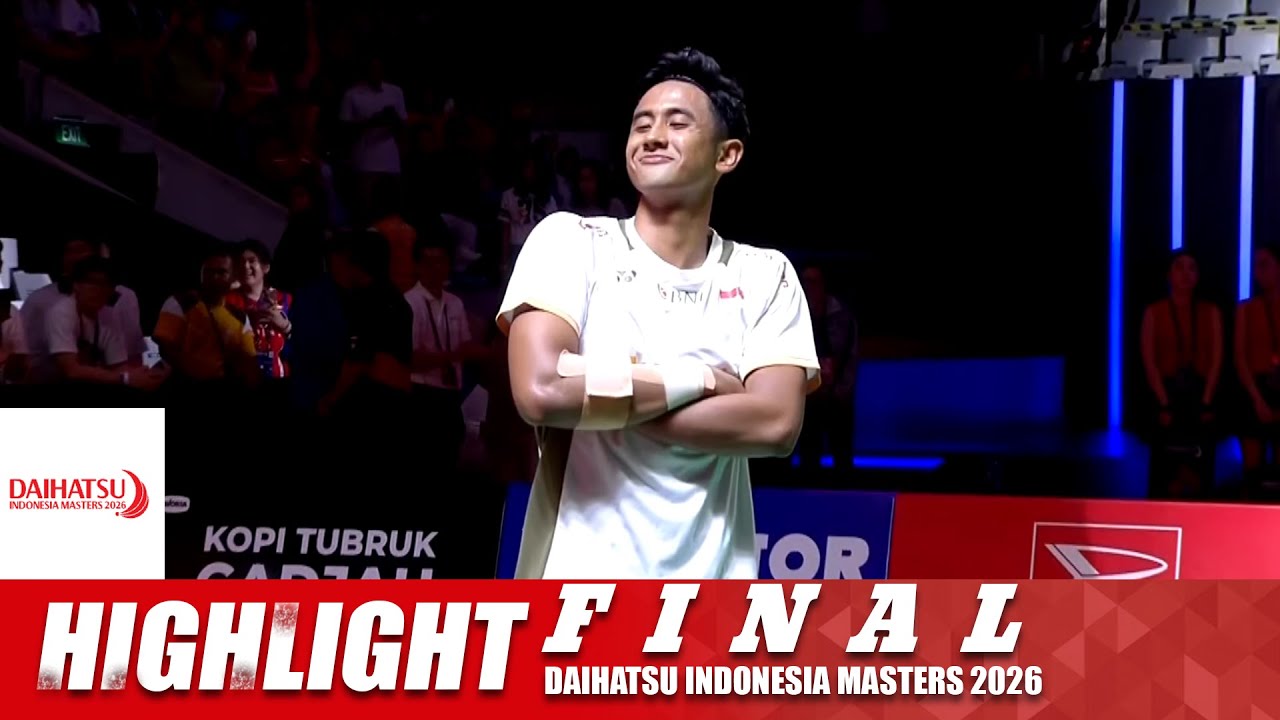FINAL DAIHATSU Indonesia Masters 2026 | Alwi FARHAN (INA) VS Panitchaphon TEERARATSAKUL (THD)