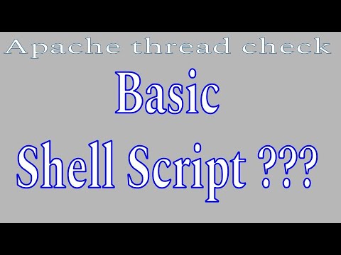 Basic Shell script | Bash script | Alerting script | Notification | Email sent | apache thread check