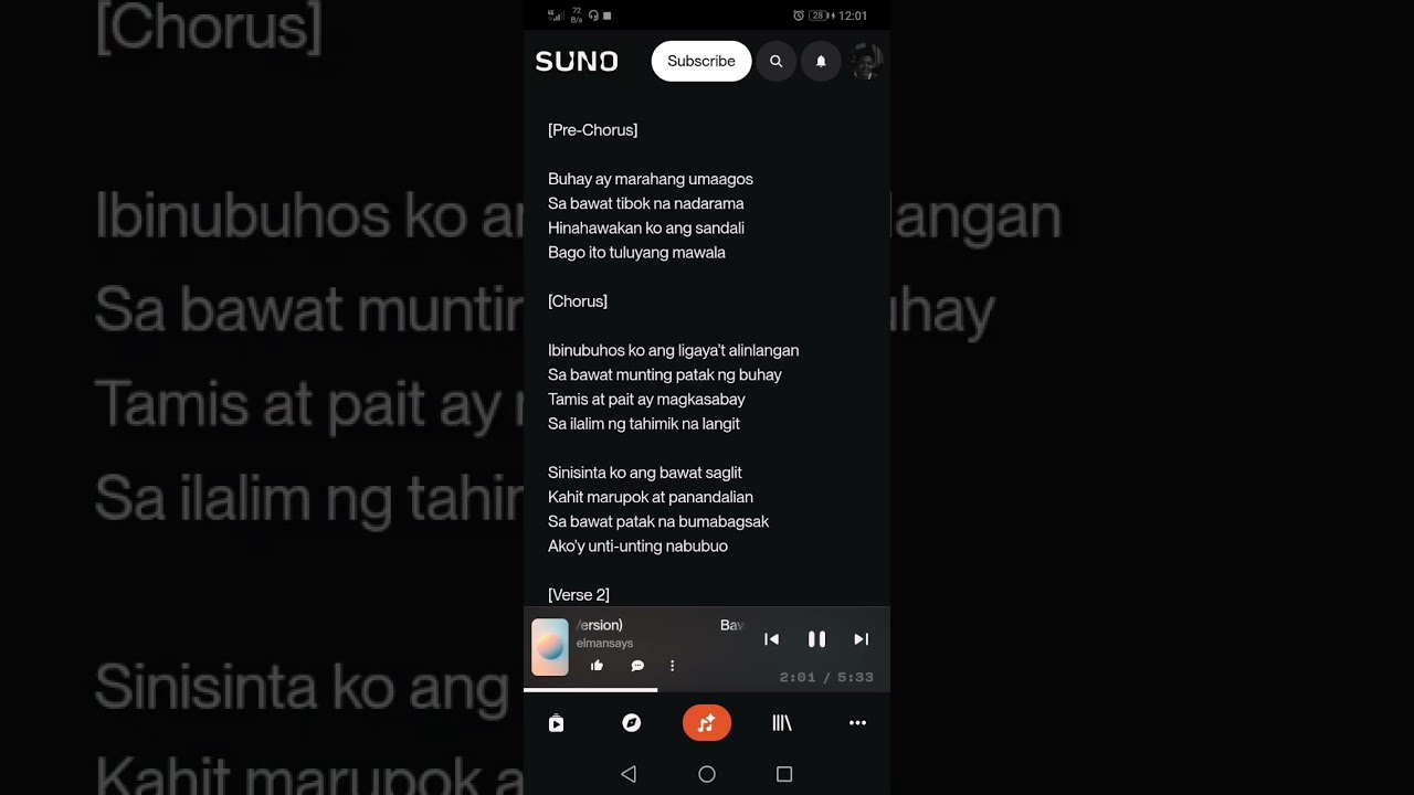 Bawat Patak ng Buhay #TeaspoonsofLife #OPM #CinematicOPM #OPMBallad #elmansays #ContextBleed