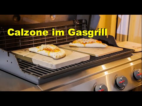 Pizza Calzone im Gasgrill / Pimotti / Weber Genesis II E-410 / Folge 30