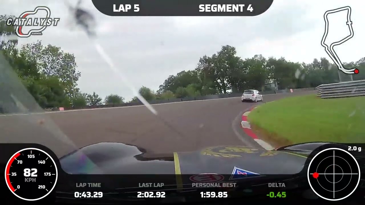 Ginetta G40 -Oulton initial testing