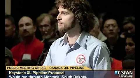 Ethan Nuss Testifies at State Dept. Keystone XL He...