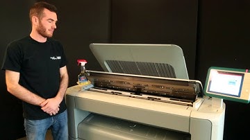 Cleaning the Scanner - Océ Plotwave 350 (How to)
