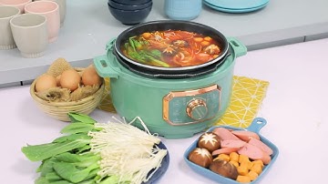 Nấu Mì Udon Cùng Nồi Áp Suất Điện Đa Năng  Nine Shield KB-618