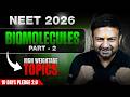 NEET 2026: Biomolecules Part-2 | High Weightage Topics | 10 Days Pledge