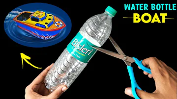 Water bottle boat making , how to make simple and easy boat , best school project