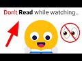 You are not allowed to Read while watching this..