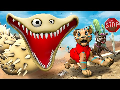 HUNGRY WORM PHASE 2 is following me... (Gmod Sandbox)