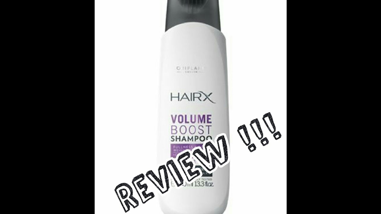 Review!! Oriflame HairX Volume Boost Shampoo // shopaholic me // My lyf my  Rulzzz // - YouTube