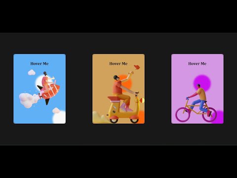 CSS Responsive Card and Hover Effects with Flexbox | HTML CSS3 Tutorials 2023 || #html #css