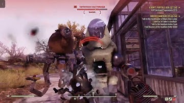 Fallout 76 Destroy Robots With Redd-Upper Call To AXE-ION