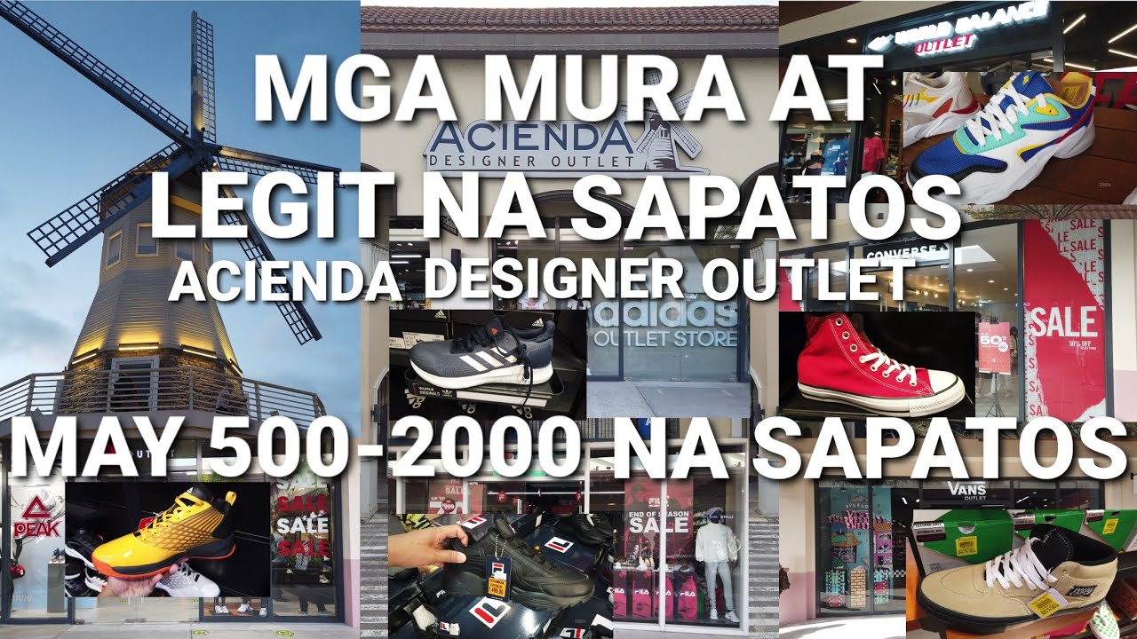 Mga Mura at Legit na Sapatos Acienda Designer Outlet Adidas Converse