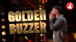 GOLDEN BUZZZER - Tomas makalösa sång får Biancas Golden Buzzer i Talang 2022
