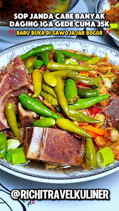 SOP JANDA RAWIT SEABREK DAGING IGA GEDE CUMA 35k DI BOGOR😱😱 #shorts #youtubeshorts #kuliner #bogor