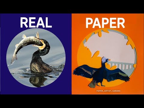 종이 장인이 만든 청계천의 새 ㅣ Paper craftsman&amp;#39;s paper bird l paper artist <strong>sarang</strong>❤️
