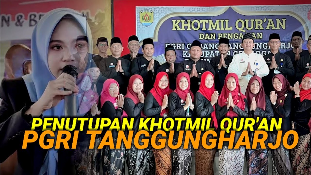 Ceramahnya Mirip Ustadzah MUMPUNI - Khotmil Qur'an PGRI Tanggungharjo 2026