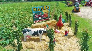 Hank's Pumpkintown Opening Tomorrow 9/11/2021 - Hamptons Drone 4K Footage