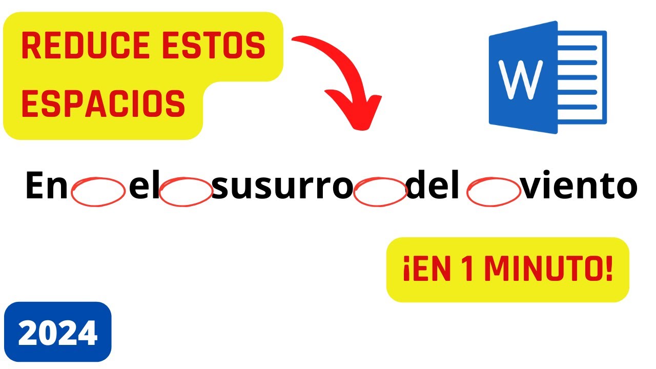 Word: cómo eliminar espacio excesivo entre palabras (eliminar espacios