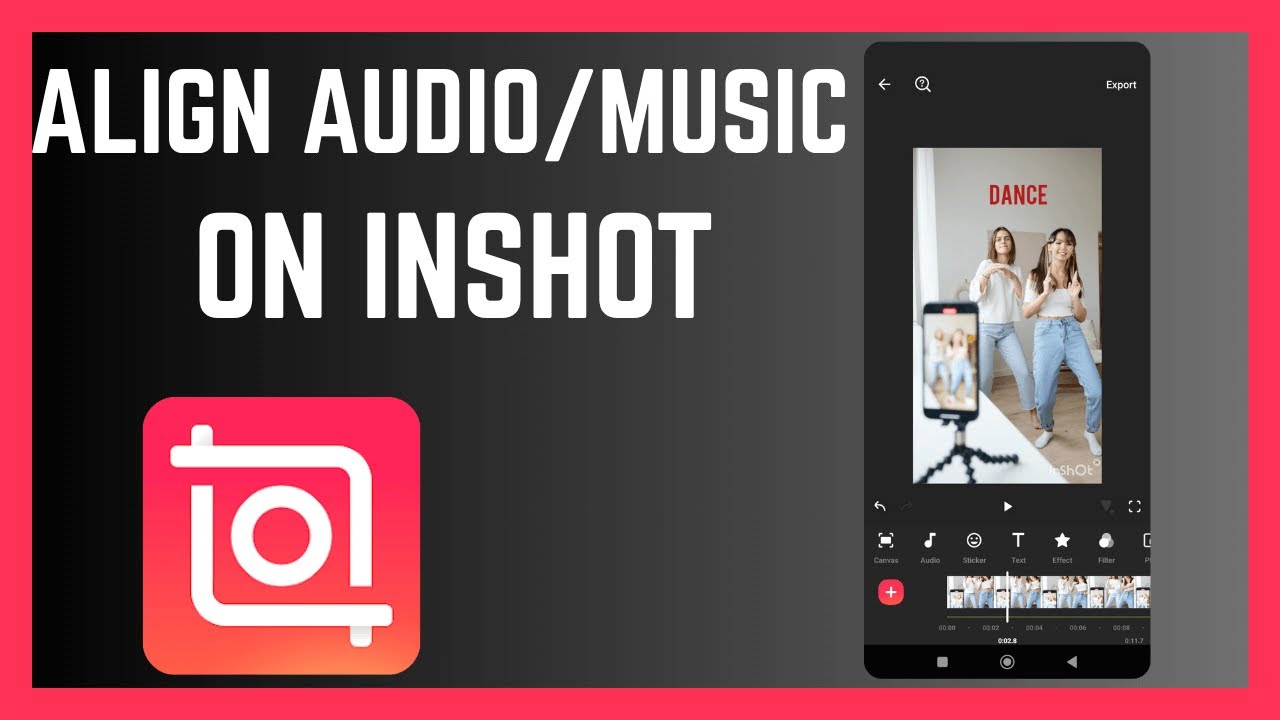 How To Align Audio Or Music On InShot Videos