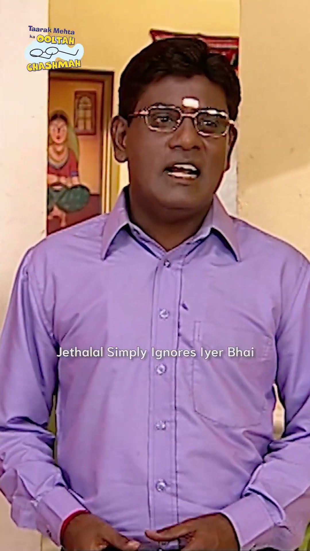 Jethalal Simply Ignores Iyer Bhai #tmkoc #comedy #relatable #comedyvideo #funny #trendingshorts