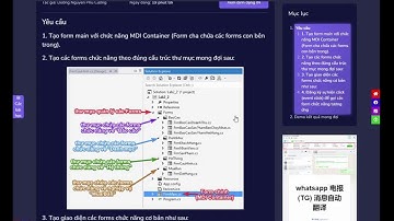 Lập trình WinForm C# - Buổi 2 - Tạo giao diện Form Main với đầy đủ Menu và Status - | NenTang.vn