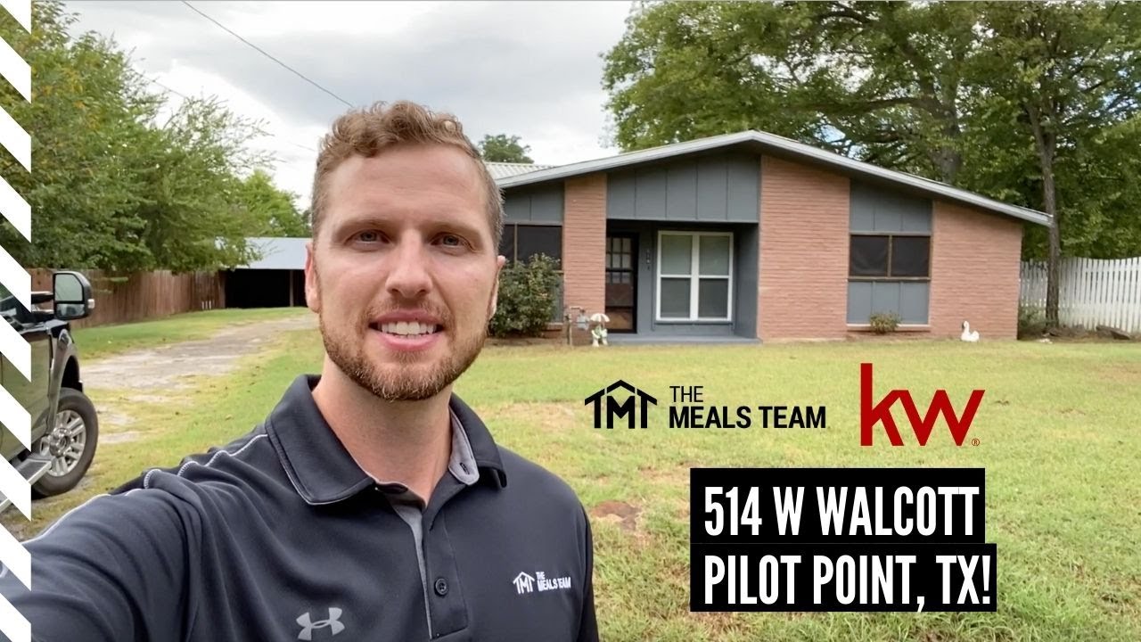 Pilot Point Homes For Sale 514 W Walcott Pilot Point, Tx YouTube