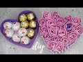 ♥ DIY ♥ Сердце с конфетами на День Всех Влюбленных ♥ из фоамирана ♥ Glitter foam sheet craft ideas