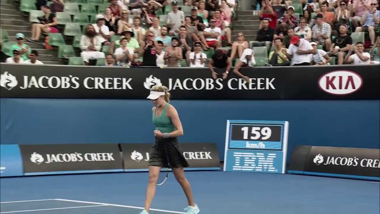 AO Expert Dellacqua v Bouchard - 2014 Australian Open
