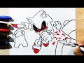 CÓMO DIBUJAR a SONIC.EXE VS AMOUNG US