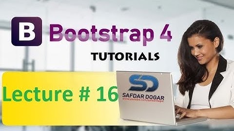 Create Time Tables using Colspon and Rowspan | Part 16 - Bootstrap 4 Tutorial in Urdu/Hindi