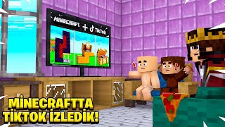 MİNECRAFT'IN İÇİNDE TİKTOK İZLEDİK !! 😱 - MİNECRAFT