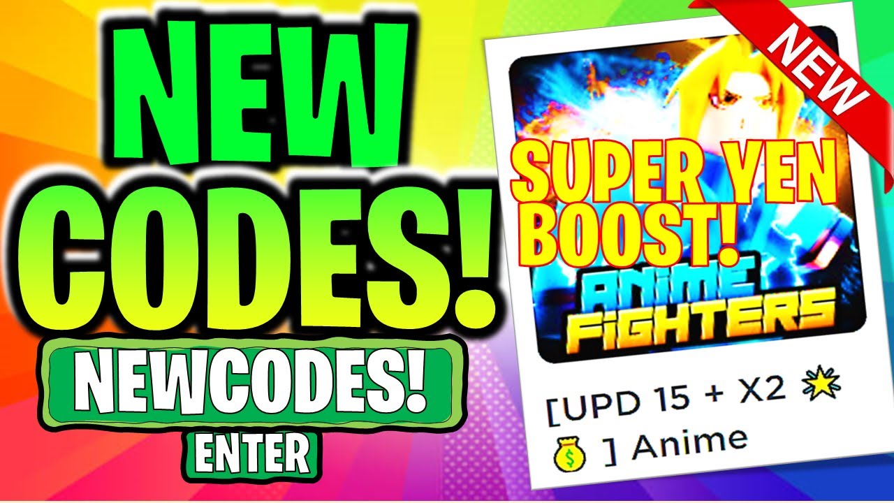  UPDATE 15 X2 ALL 13 CODES ANIME FIGHTERS SIMULATOR SECRET CODES YouTube