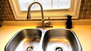 How To Remove Old Faucet and Install New Kitchen Faucet / Tap & Soap Dispenser | Detail Instructions