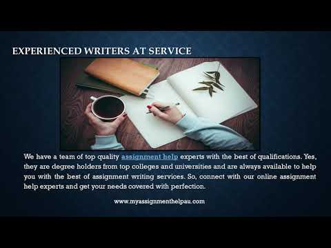 Experts To Help You Score Well With Assignment Help Services