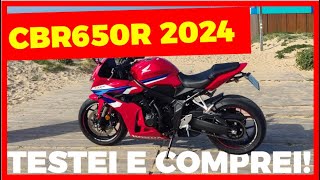 CBR650R 2024 ฉันทดสอบและซื้อแล้ว! #cbr650r #honda #2024 #ทดสอบขี่