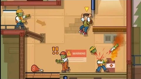 Zombie Escape: Pull the Pins! - Level 1-17 (Famous Dogg Studios Game) @JEDO12