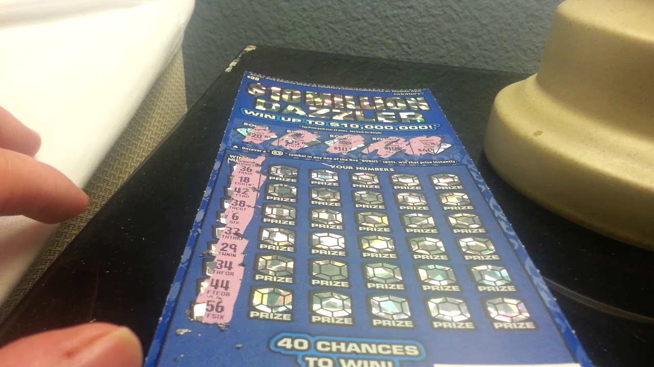 California Scratcher 10 Million Dazzler YouTube