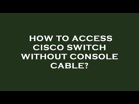 How to access