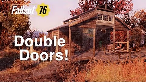 Immersive MEAT WEEK SHACK CAMP With Double-Doors Fallout 76 Build Tutorial