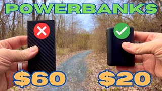 The LIGHTEST power banks in the WORLD (or that I could find…) || One FAILED on my thru hike