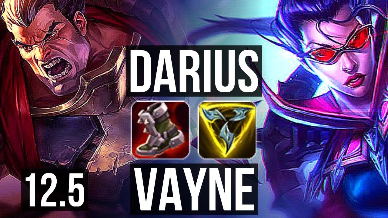 Topmøde farvning Strømcelle DARIUS vs VAYNE (TOP) | 2/0/4, 700+ games, 1.0M mastery | KR Grandmaster |  12.5 - YouTube