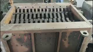 Scrap oil drum shredder to small pieces